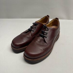 Samuel Hubbard mens leather brown shoes size  10M